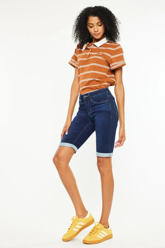 Kancan Mid Rise Bermuda Denim Shorts 35e418075c2145ec9a32e647b71cbc0d-Max-Origin