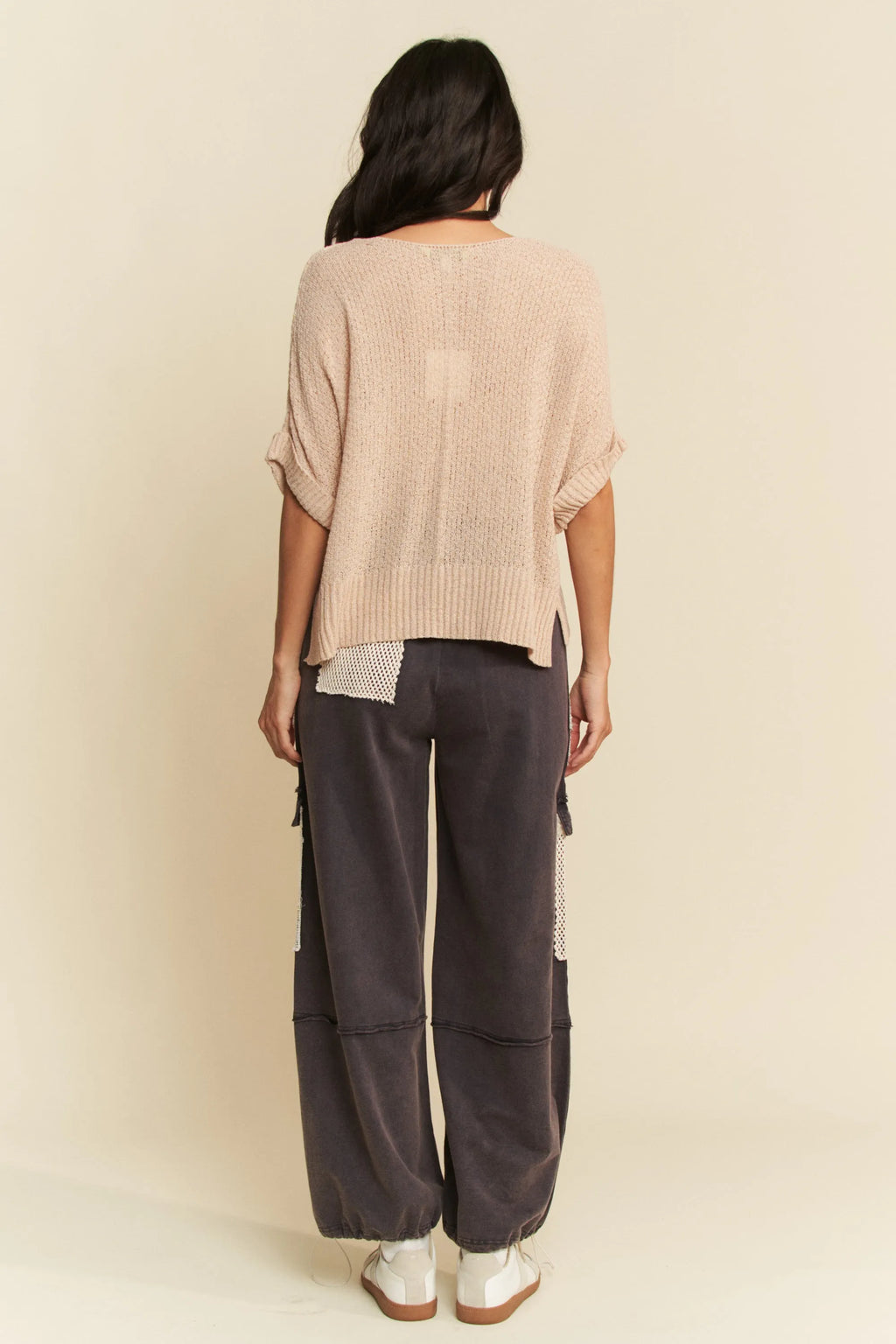 Davi & Dani Sequin American Flag Patch Short Sleeve Knit Top 35e593b718384c8d97e640c68975c55b-Max-Origin