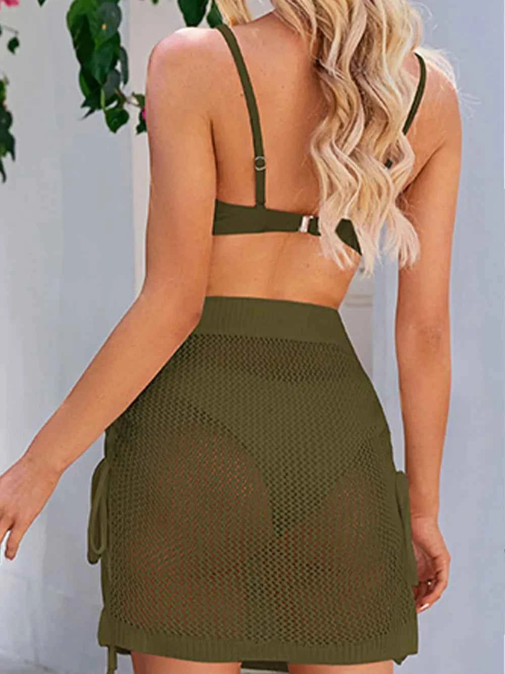 Drawstring Elastic Waist Swim Skirt 35f20825-7ca8-41be-9764-9df3925baecb-Max