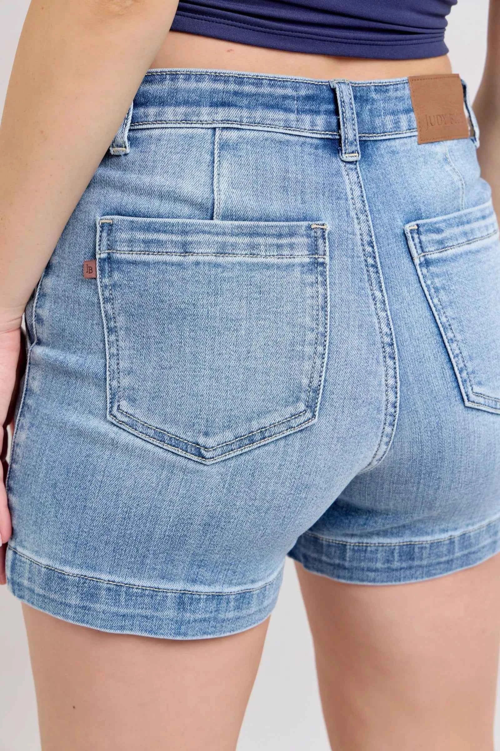 Judy Blue Mid Rise Denim Shorts 35fb350a-a744-4ebe-8f98-75521e94419a-Max-Origin