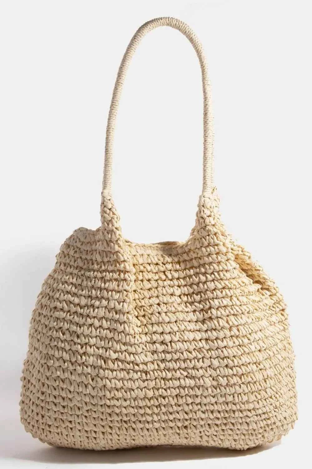 Fame Braided Long Handle Tote Bag IV One Size 360e5618-41ed-4641-962d-3e117378e6a1-Max-Origin