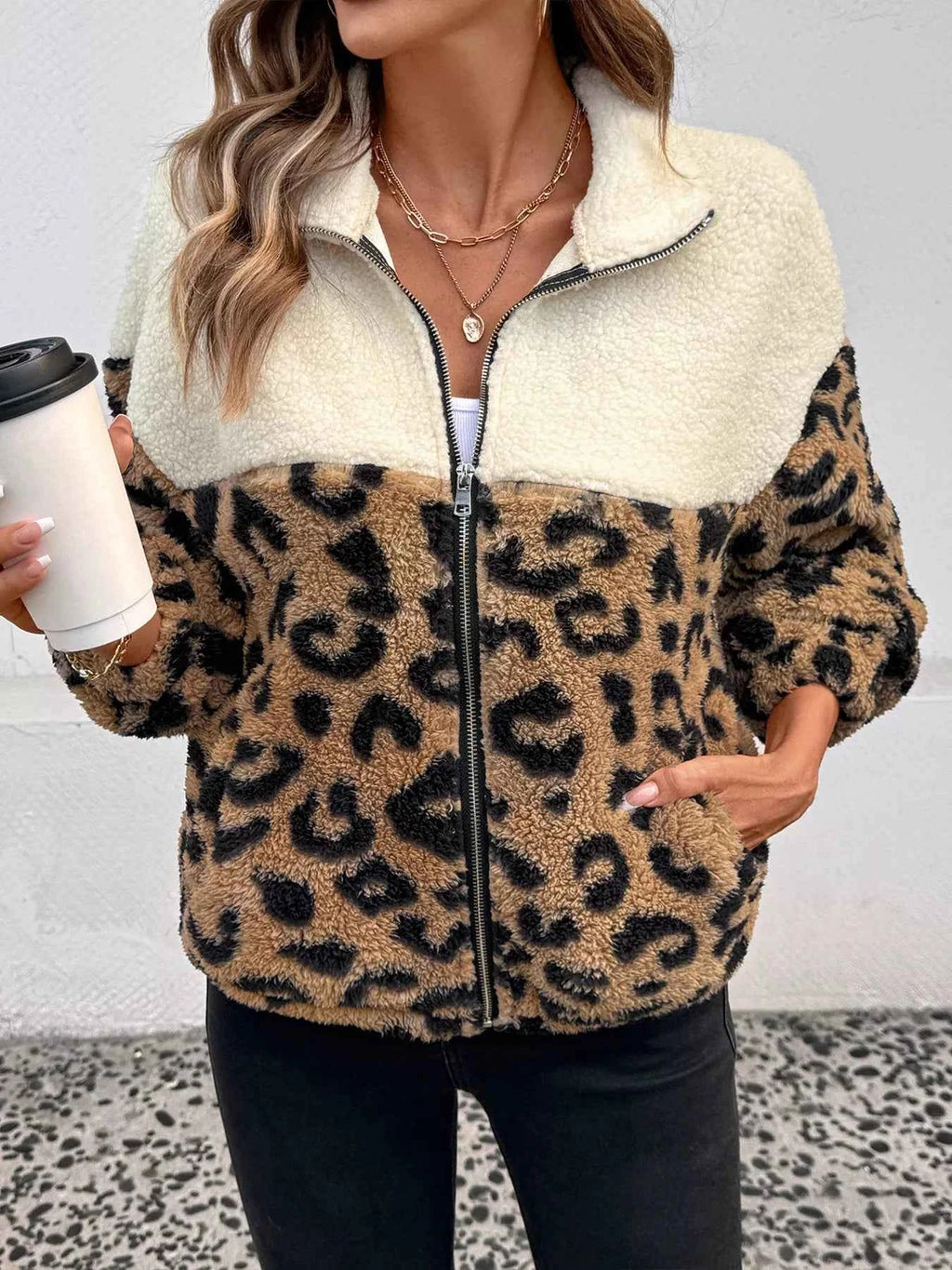 Leopard Zip Up Fleece Jacket 361b844838f2408f98d265e3ff72c458-Max-Origin