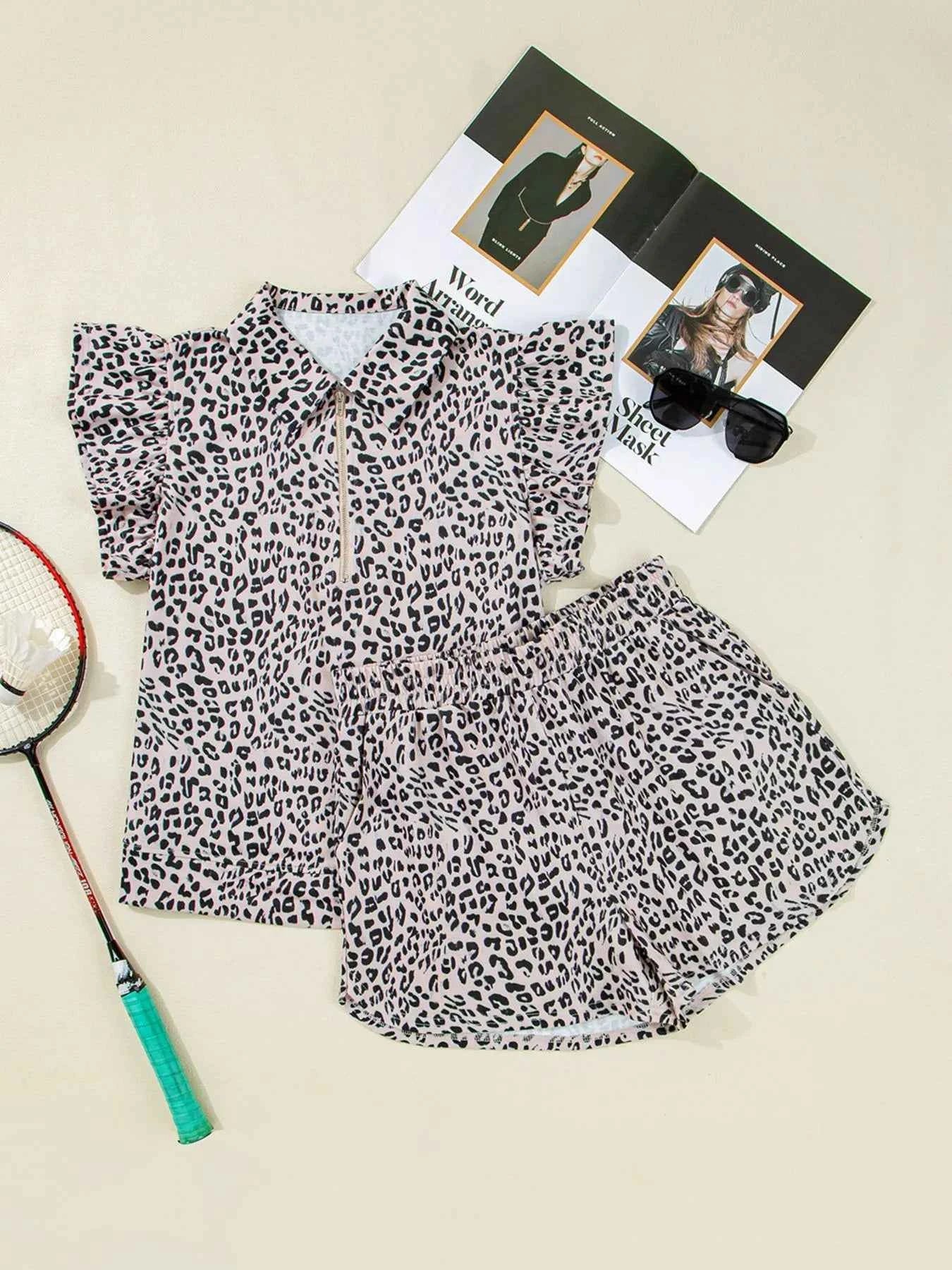 Leopard Print Cap Sleeve Top and Shorts Summer Set 3622b5ad-f68e-4863-ab3a-4f17c1e80f74-Max-Origin