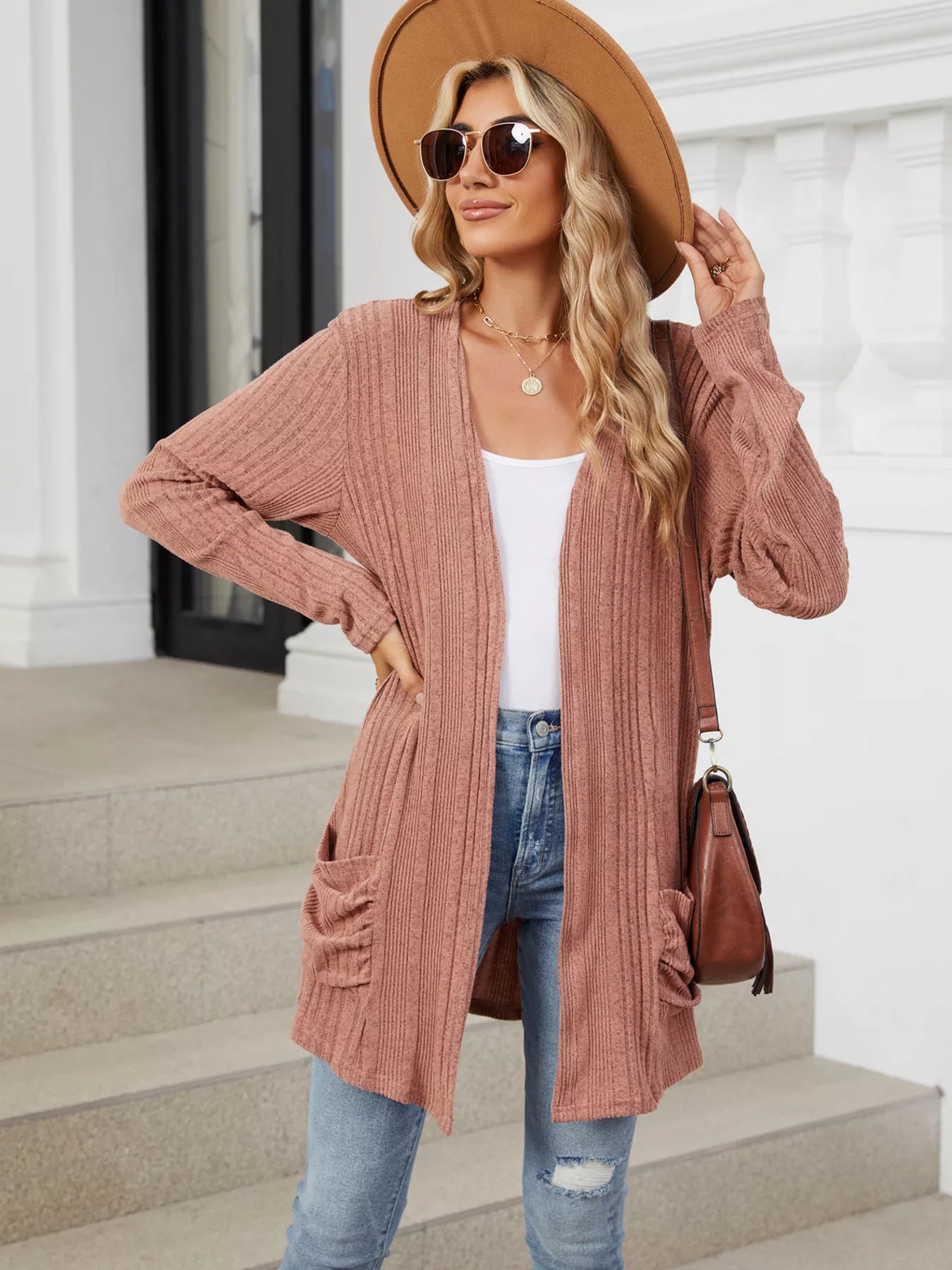 Open Front Long Cardigan 36621b9d9eb849658215af70766006ff-Max-Origin