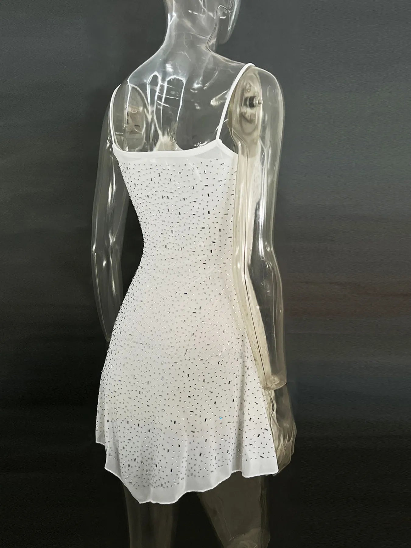 Rhinestone Decor Mini Cami Dress 366303cfb0ef42d58356f210afb5432f-Max-Origin