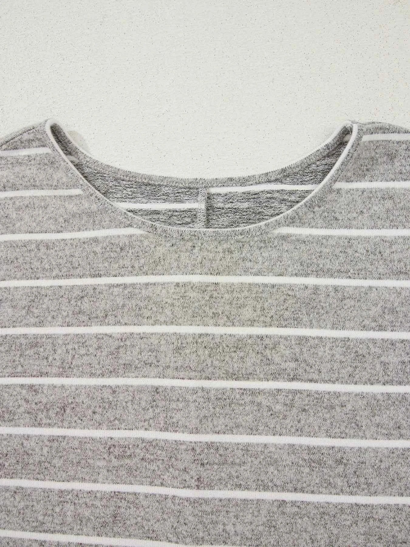 Stripe Dolman Sleeve Drop Shoulder Top 366ca1e3b9c240a2a4bda27aabbdb524-Max-Origin