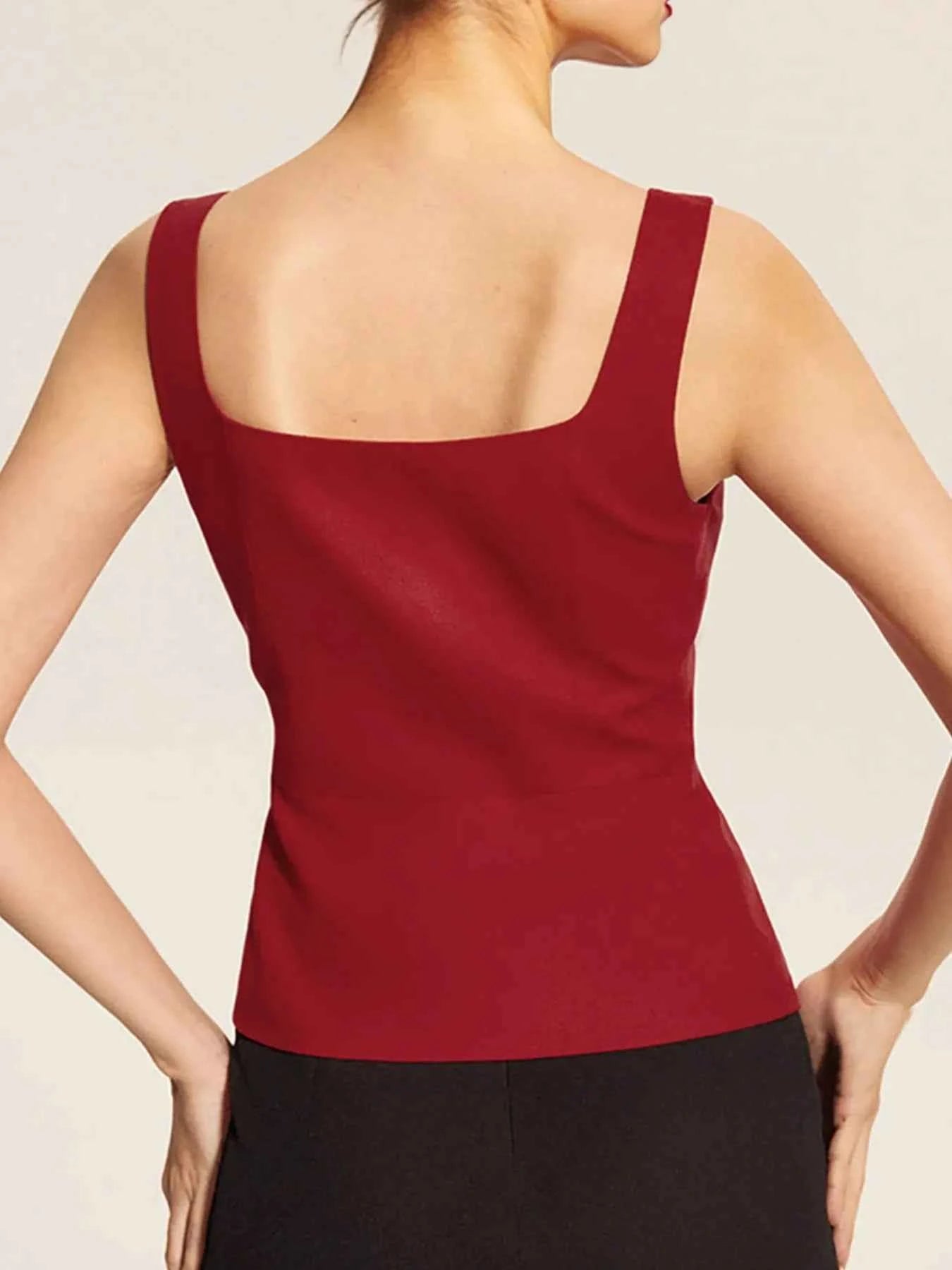 Square Neck Tank and Pleated Slit Skirt Set 367dbc96-56cd-46e2-be05-81767ce4e5c3-Max-Origin