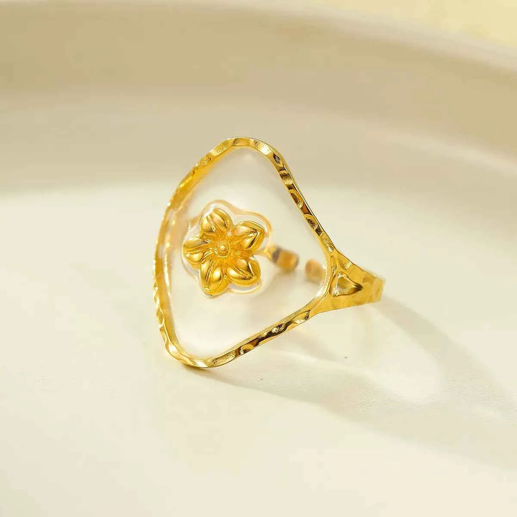 18K Gold-Plated Adjustable Open Ring Style A One Size 368cde17-046f-4105-8307-26476fb851cc-Max-Origin