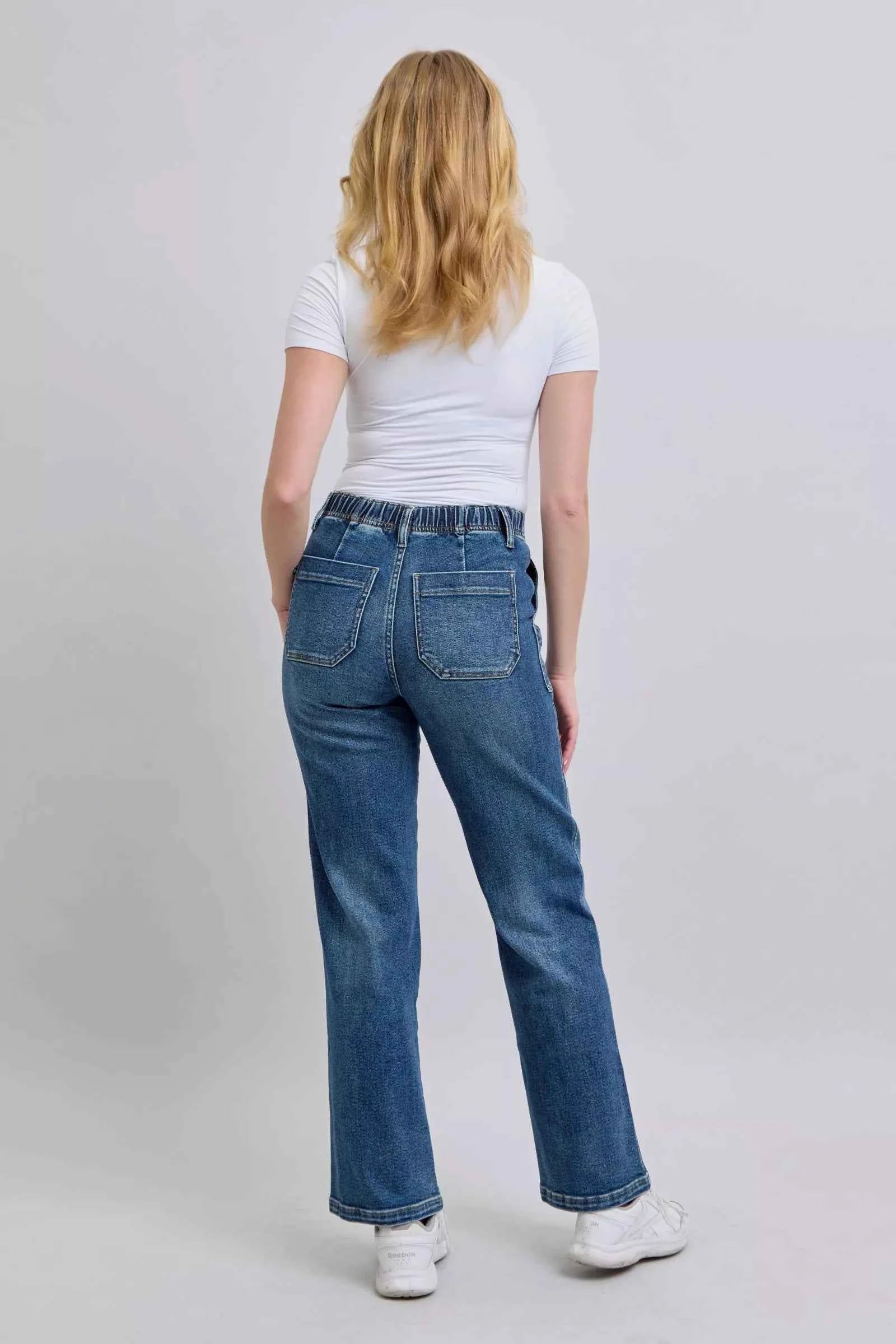 Judy Blue Drawstring Straight Jeans with Pockets 368d85d3-8d97-4c5b-a7c7-1df929725251-Max-Origin