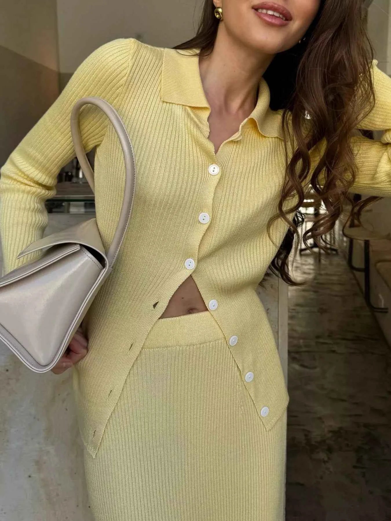 Button Up Knitted Cardigan and Skirt Set 36a09d6a-258e-4011-a4b7-1a76d04a8e33-Max-Origin