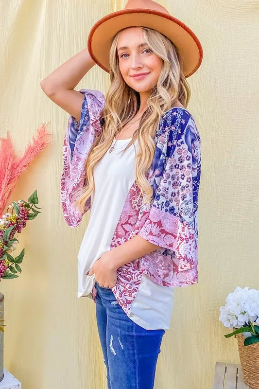 And The WhyFloral Print Bell Sleeve Top 36a280ad8f62439992e1438601595136-Max-Origin