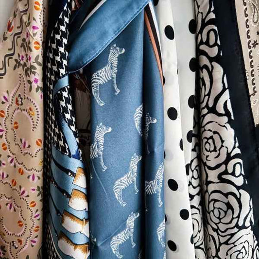 Silky Muse Satin Square Scarf - Chic Silky Scarf F One Size 36aa236b-3e3f-4806-9940-d4bbfd36d1b6