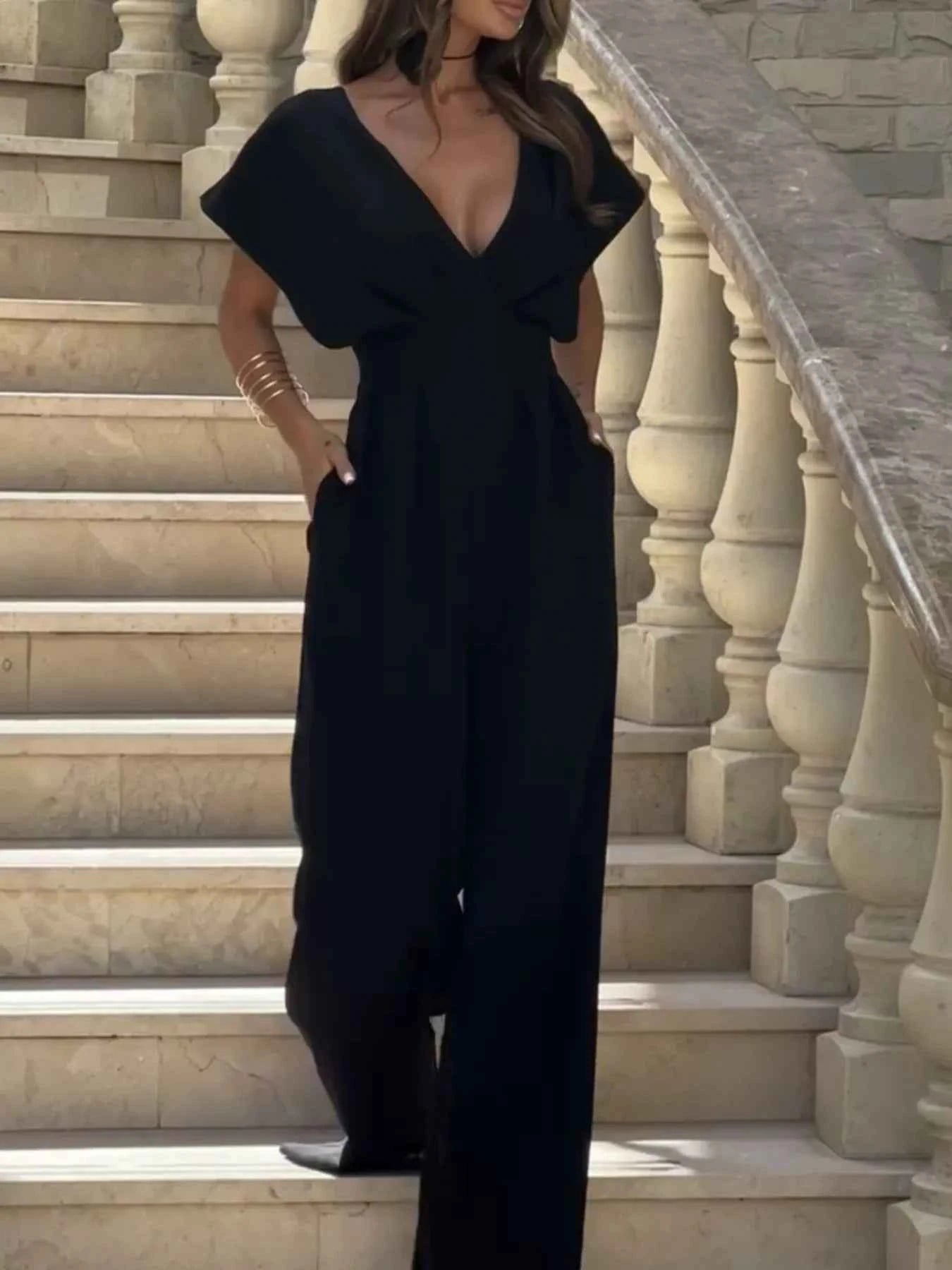 Surplice Wide Leg Jumpsuit 36be91d3-a245-4084-b5ec-3015039615ab-Max-Origin