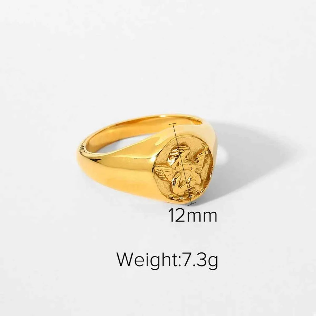 18K Gold-Plated Cupid Ring 36dce275-ddae-478a-88c4-360eea91bb2b-Max-Origin
