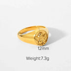 18K Gold-Plated Cupid Ring 36dce275-ddae-478a-88c4-360eea91bb2b-Max-Origin