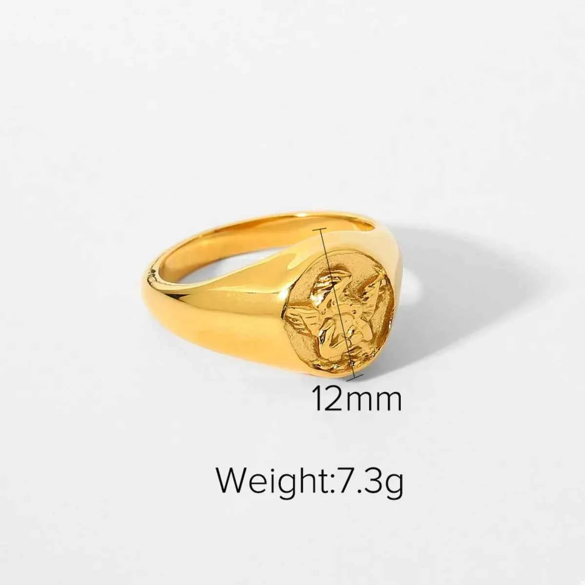 18K Gold-Plated Cupid Ring 36dce275-ddae-478a-88c4-360eea91bb2b-Max-Origin