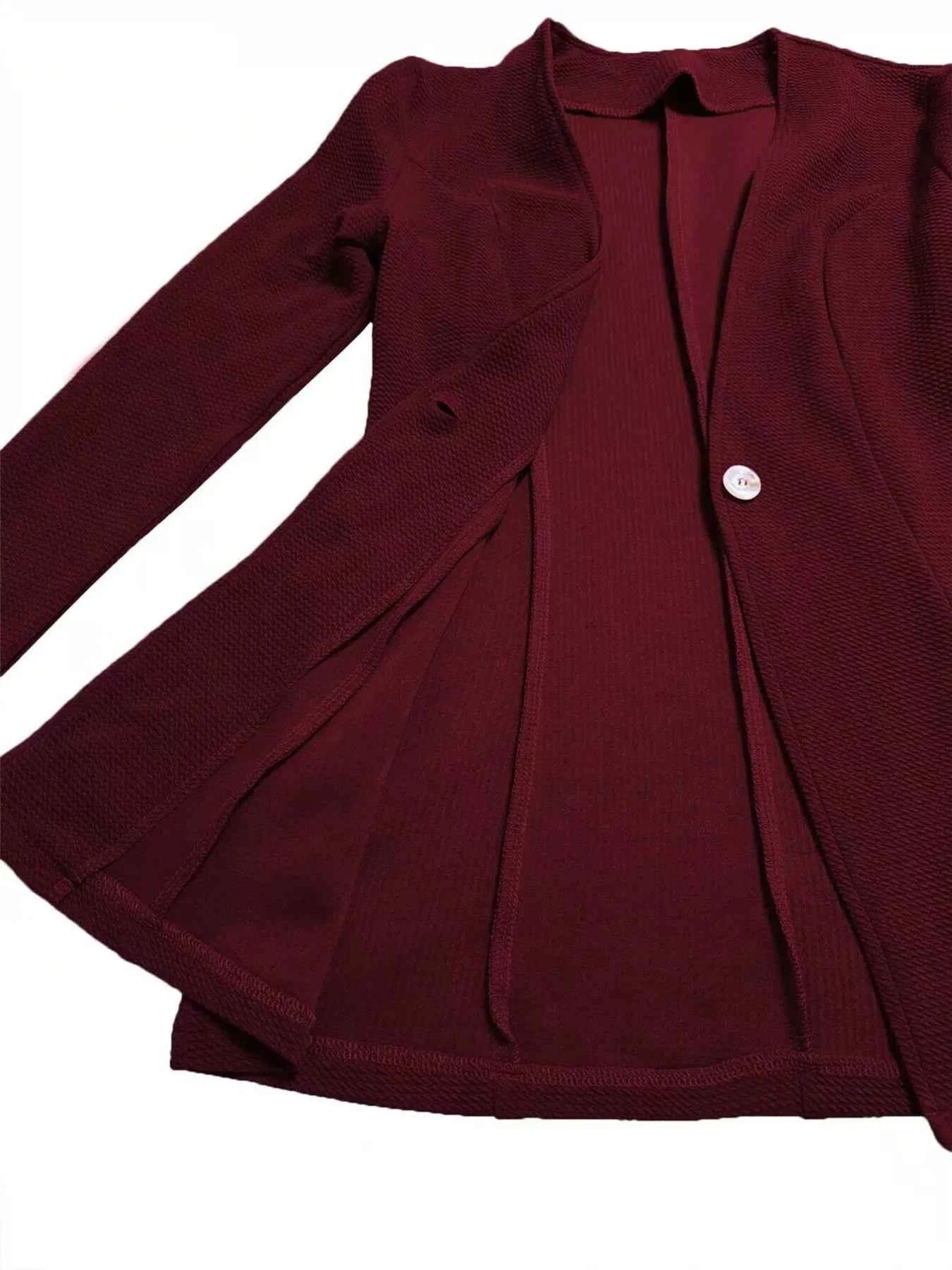 One Button Long Sleeve Blazer 36e0c683850d47468928d824c2b04e71-Max-Origin