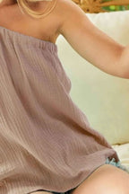 BiBi Washed Cotton Gauze Woven Tie Ribbon Detailed 36f26136-482d-4c66-a81b-8415164e0bab-Max-Origin