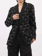 Pearl Detail Long Sleeve Blazer 370faf89-d07f-49d0-a10f-38ba3d61b853-Max-Origin