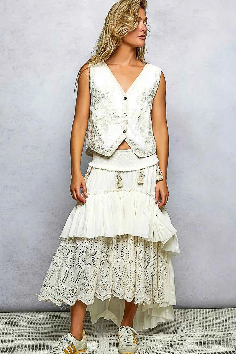 POL Embroidered Floral V-Neck Button Down Crochet Vest 373371ac-c26d-408f-a21b-1d2557742fb6-Max-Origin