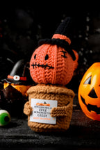 Carrot Cute Halloween Crochet Pumpkin Potted Doll Decor 373a2da2bfcc4c12