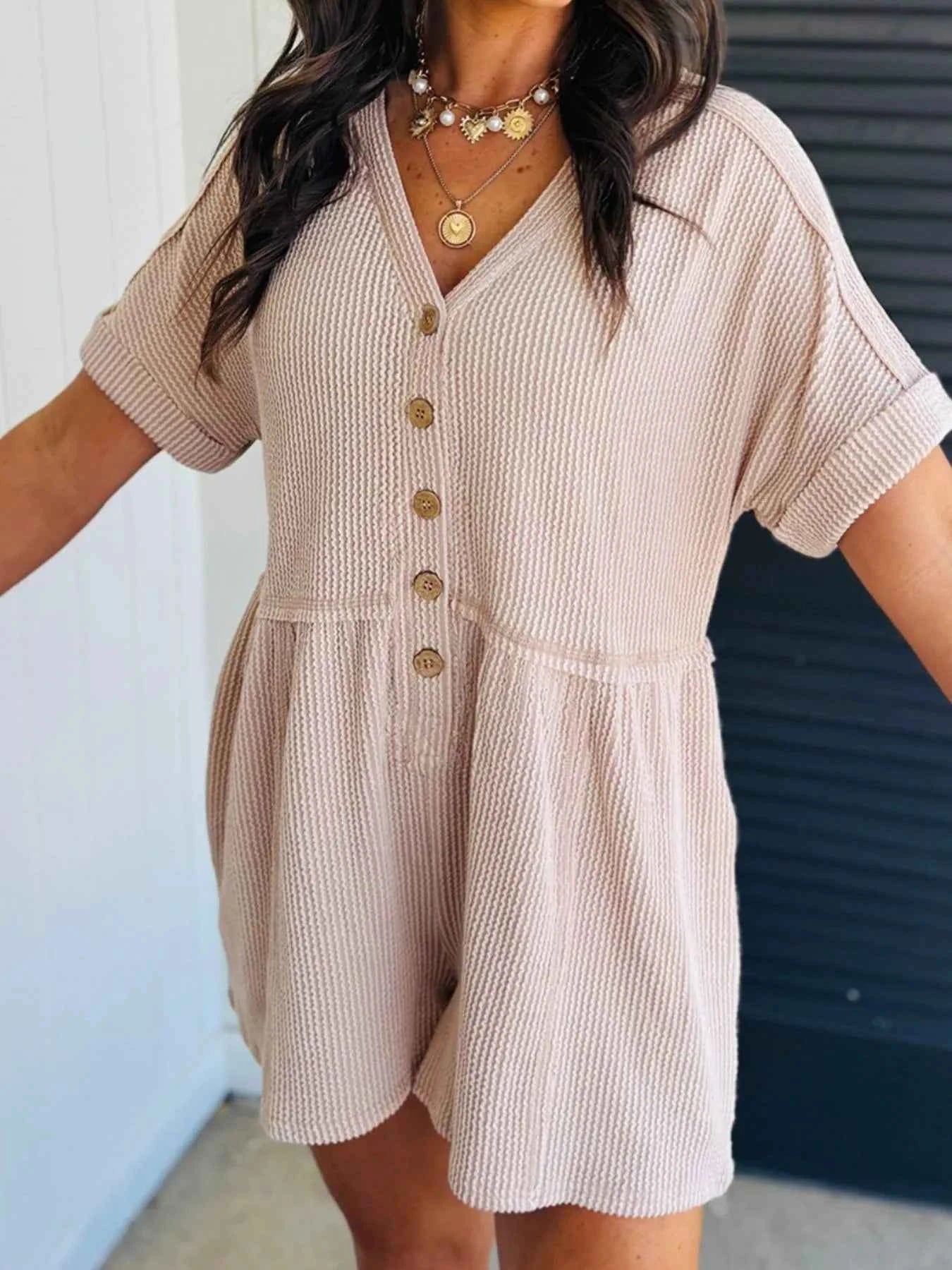 Casual Button-Front Ribbed Romper 374cd8f5-f1b6-43ed-86e8-e5911287bc0a-Max-Origin