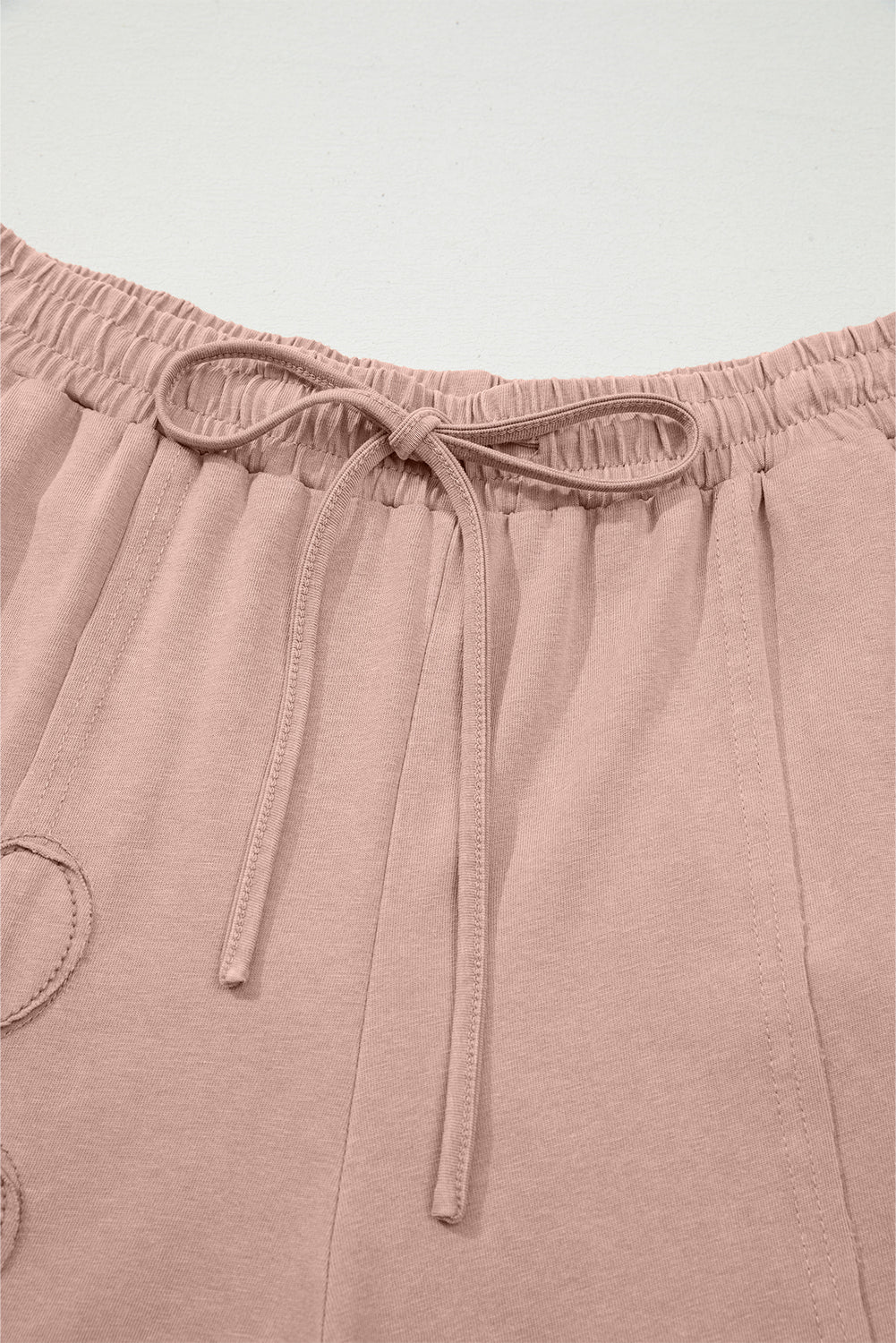 Buckskin Flower Patch Mineral Washed Cropped Wide Leg Pants