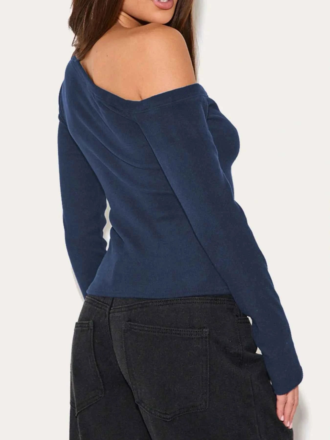 Asymmetrical Neck Button Up Cardigan 3773862e-eb04-410a-945b-597da990bd18-Max-Origin