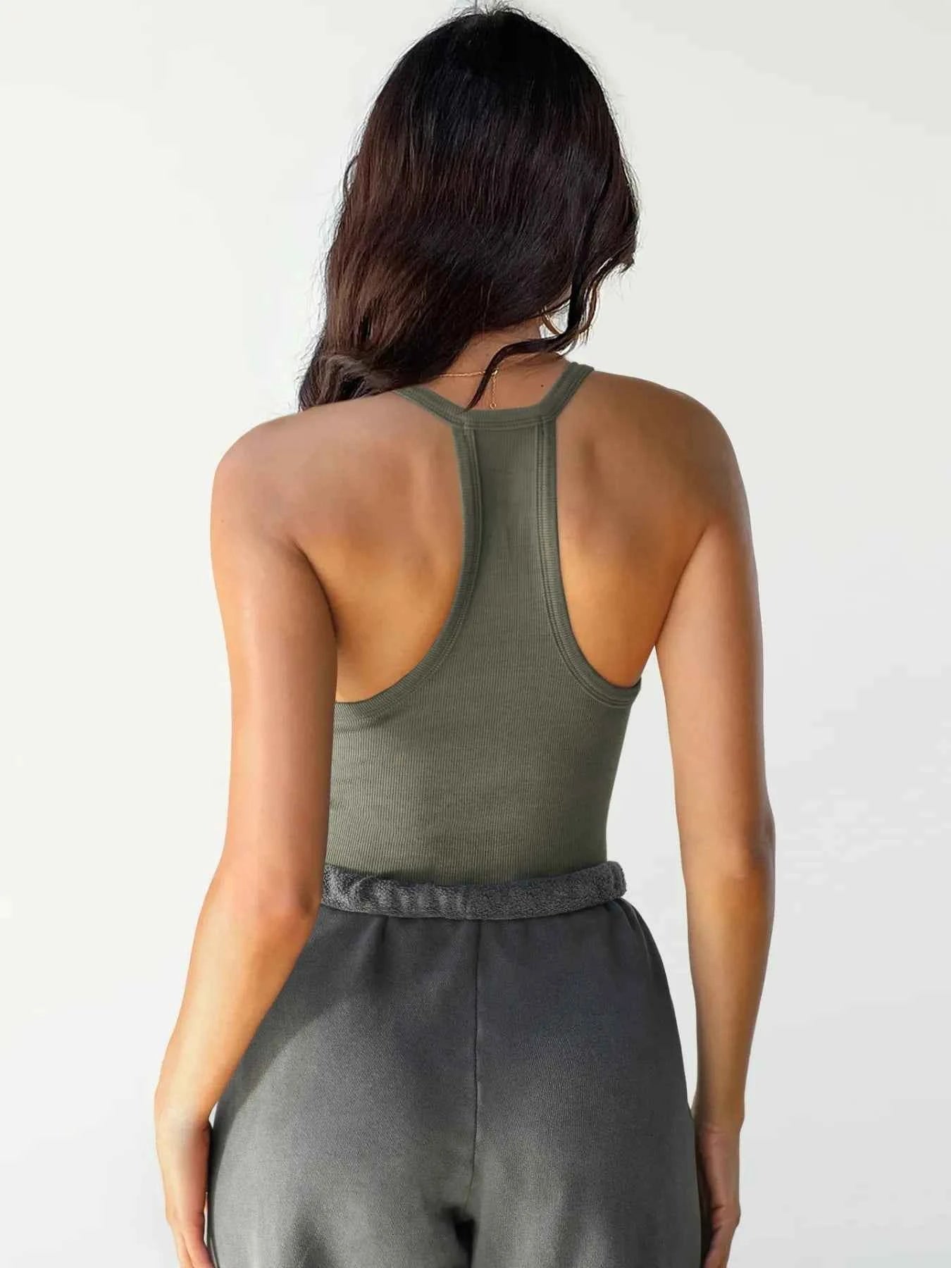 Ribbed V-Neck Halter Tank Top 37a9ecf4-aaed-49d1-ab45-bd40f926d515-Max-Origin