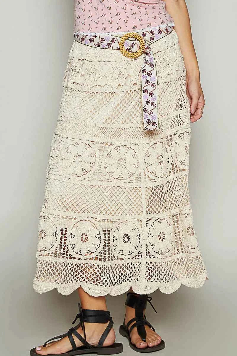 POL Lace Tiered Midi Skirt Ivory One Size 37aa55a8-7bdd-47bc-99f0-49aa5df1f0fc-Max-Origin
