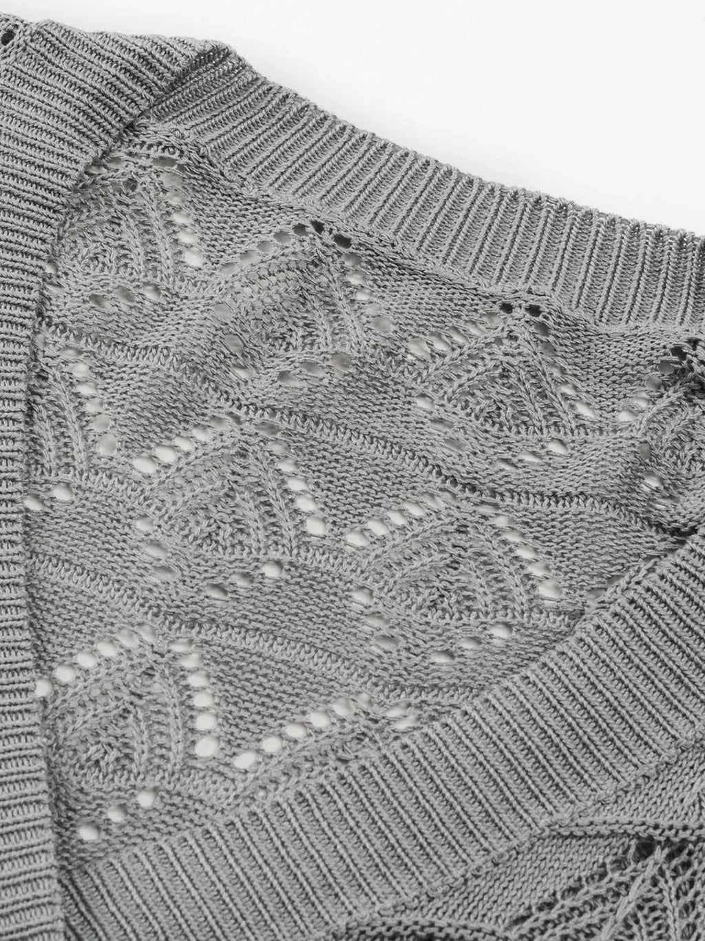 Buttoned Front Openwork Cardigan 37bc244168884c9b9375cbdf7f4810e0-Max-Origin