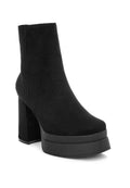 Maltese Soft Microfiber Block Heel Boots Black 37d93f1e-65df-4a1e-a514-fad00e2390ac