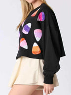 Halloween Candy Sequin Long-Sleeve Sweatshirt 37e96742-65ba-43c8-aee9-42f592bf8268-Max-Origin