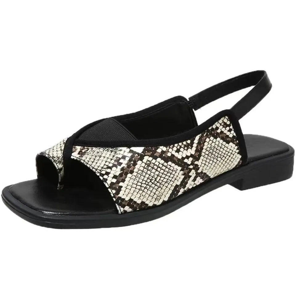 Open Toe Block Heels Sandals Snakeskin 37ee1098-8c87-4fbb-bf6e-f33f0fe1bcd9-Max