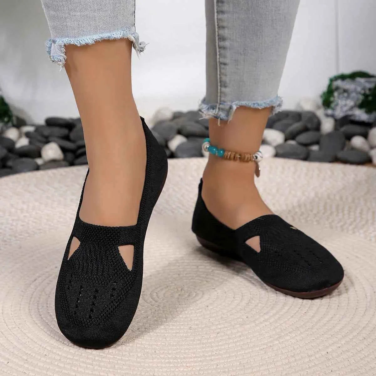 Cutout Mesh Slip Ons Black 38041e28c7654c05bdea33576cbc477a-Max-Origin