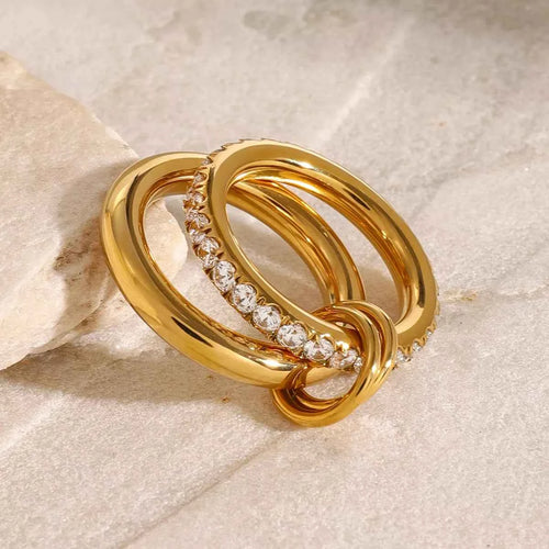 18K Gold-Plated Double Layered Ring Gold 386cfee0-4adf-4de9-a9f6-200cd16e5f77-Max-Origin