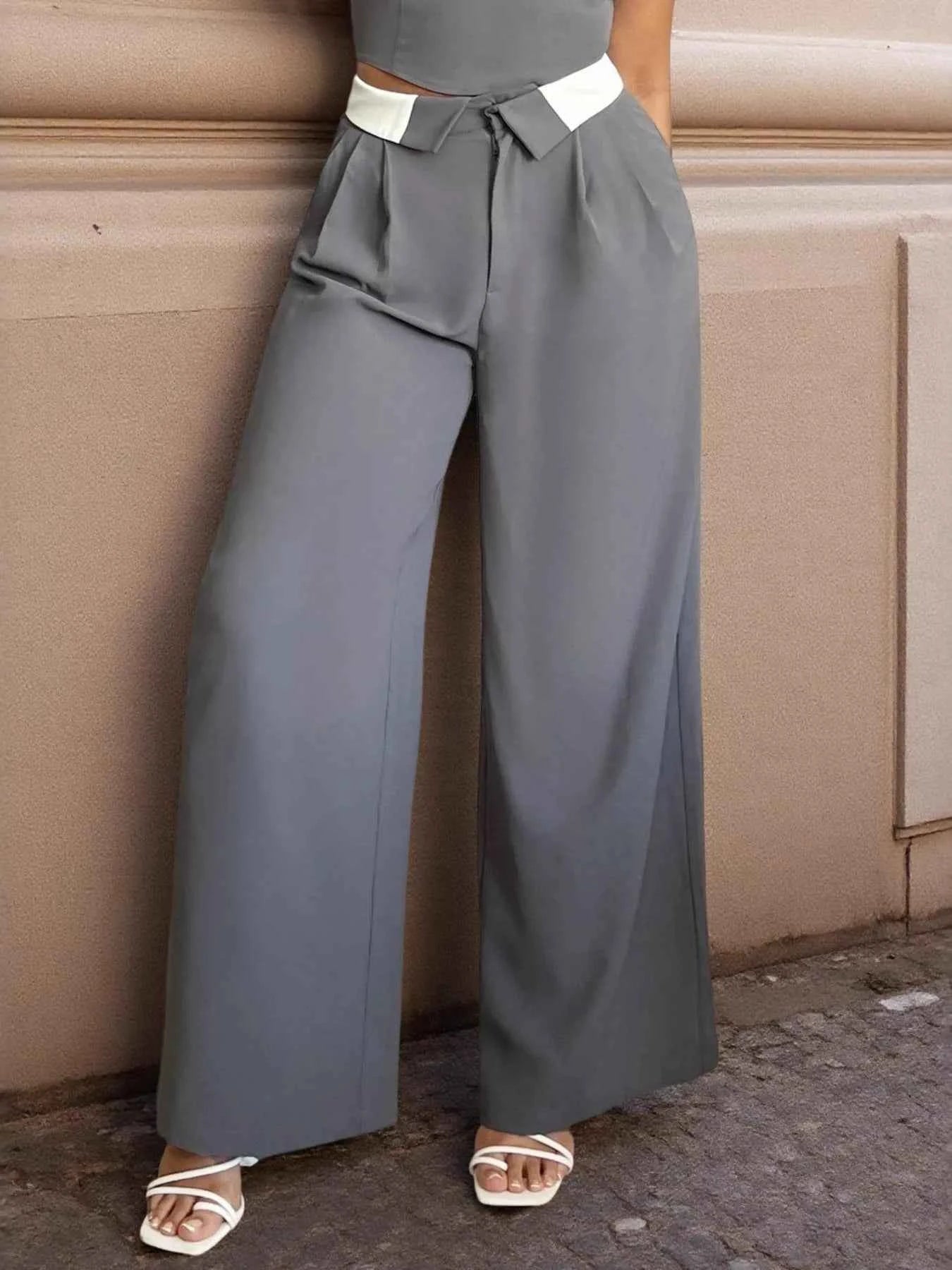 Wide Leg Pants Gray 38acb0cb004f43c981628b991071ad27-Max-Origin