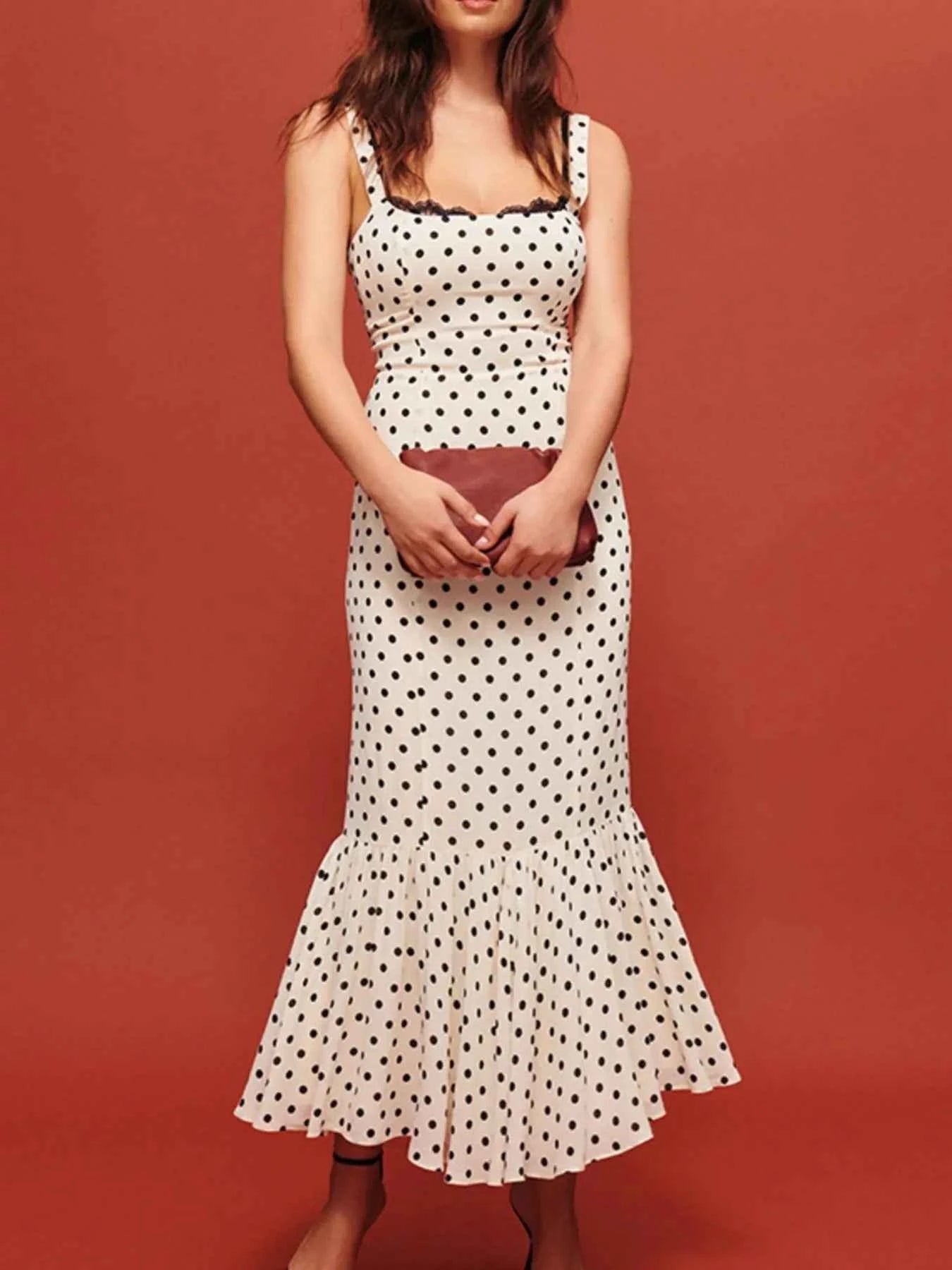 Polka Dot Sweetheart Neckline Maxi Dress 38b474d5d17f4e1981ac7780c2bb99d6-Max-Origin