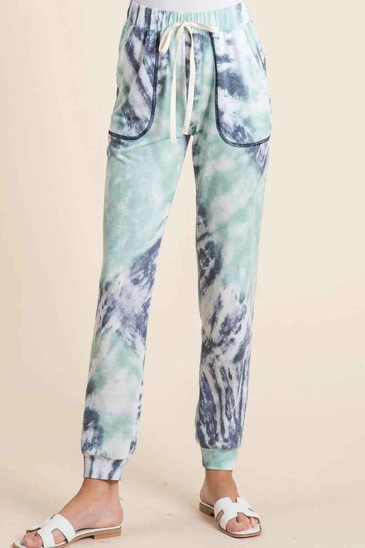 Tie Dye French Terry Casual Sweat Pants 38bded28da2a46d8855f2bd2da2cf329-Max-Origin