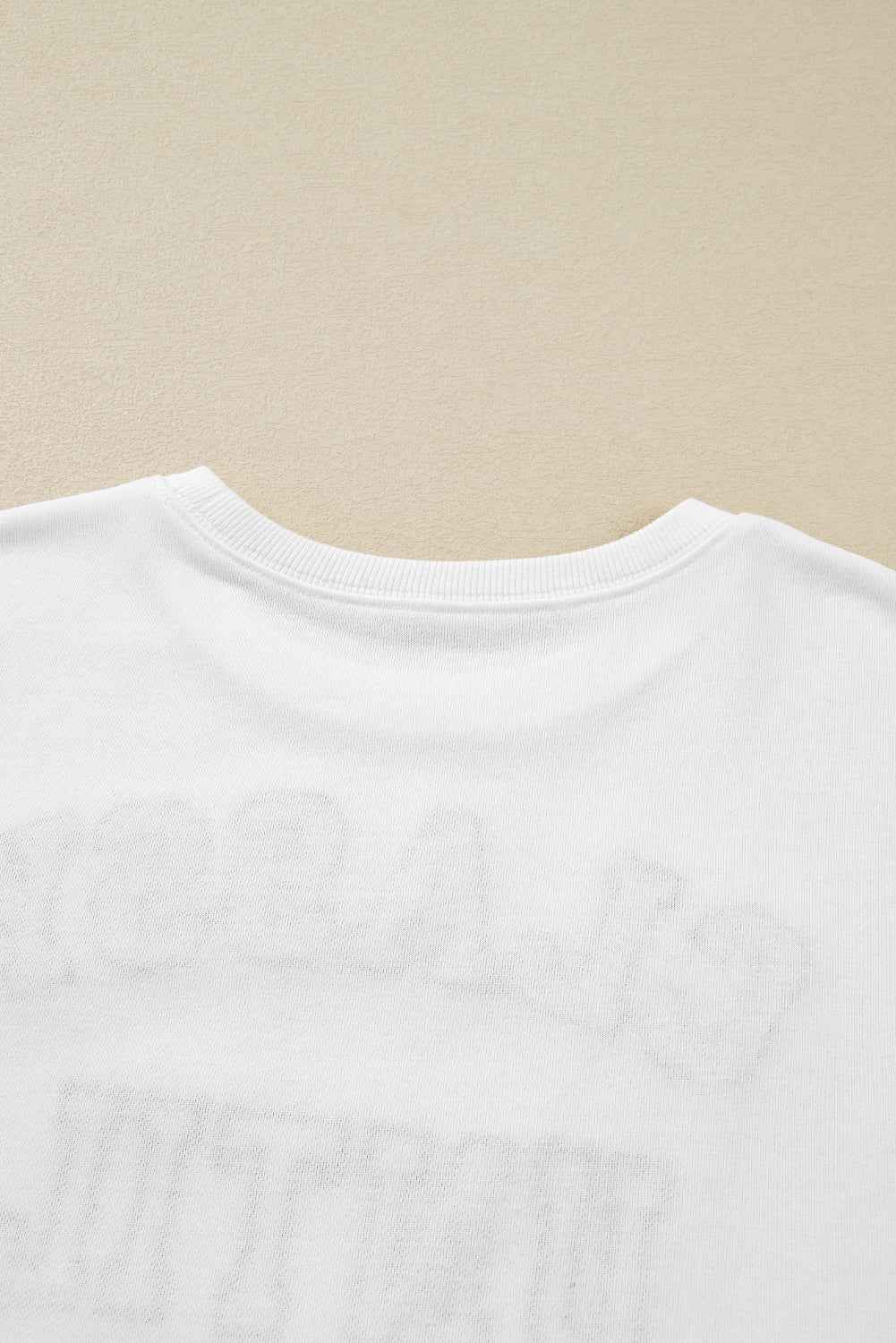 Black CLASSY UNTIL KICKOFF Plush Letter Patched Loose Sweatshirt 38d194d3ebe8f3e8