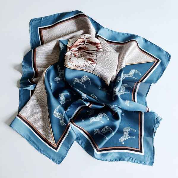 Silky Muse Satin Square Scarf - Chic Silky Scarf F 38db09cc-54d6-4d6d-b2c1-cb981a6fa4d8