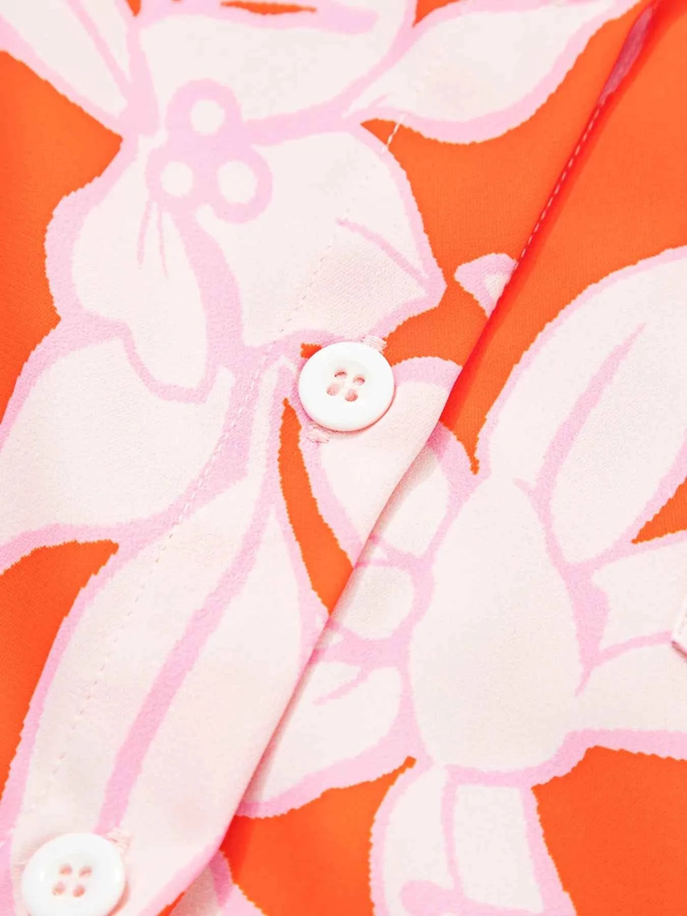 Botanical Print Single Chest Pocket Button Up Shirt 38dc119ee1864d4a9441225fbf60552d-Max-Origin