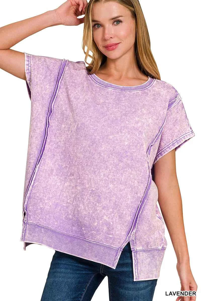 Zenana French Terry Acid Washed Hi-low Top 38e4c0da-73b4-4831-8a04-d3fd190c9708-Max-Origin