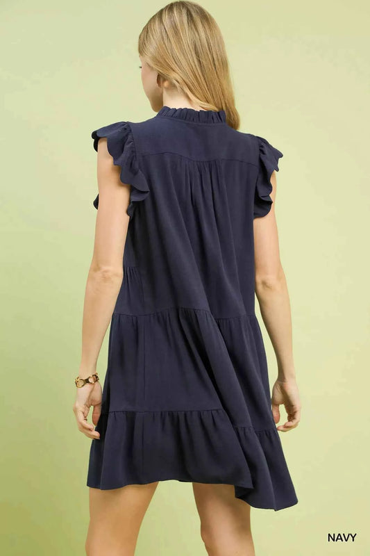 Linen Tiered Baby Doll Dress 39234fb1-da9c-45e0-960c-4be5fc8b99b3-Max-Origin