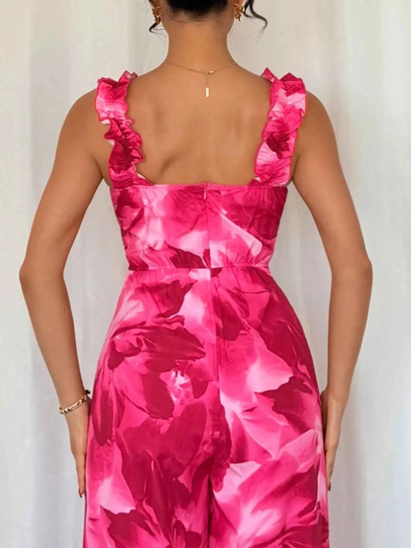 Floral Print Square Neck Wide Leg Jumpsuit 3940d88f-94cd-48ed-a925-83b7201b76da-Max-Origin