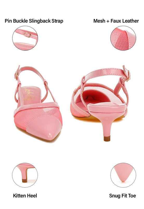 Temptress Mesh Slingback Sandals 3962a2e5-b73f-4b8c-af96-f6fef1f4f0db