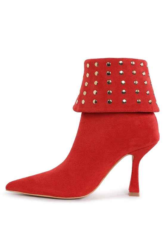 Kolara Studded Foldover Boots 3974d458-6512-49f6-8d65-521ae4f49deb