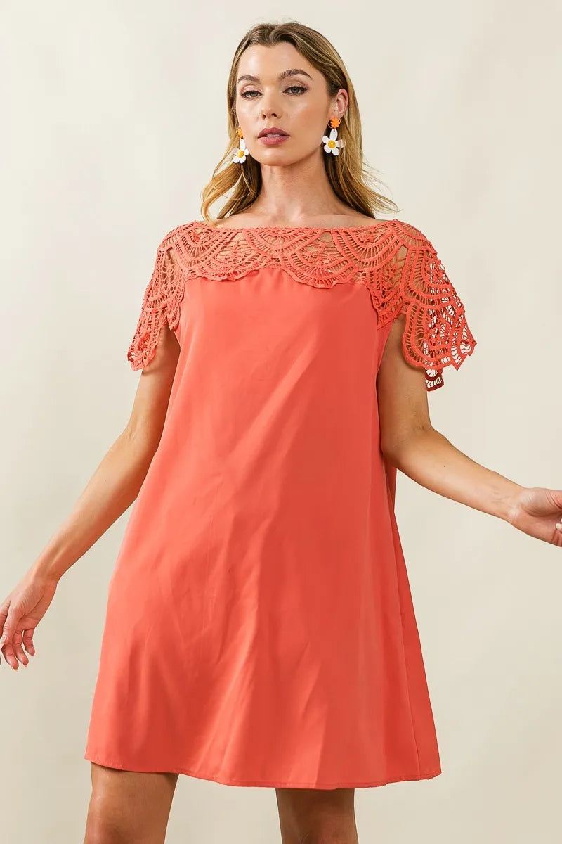 BiBi Crochet Lace Yoke Detailed Wrinkled Dress 3992d1e63e6946a681a4d55b650ed536-Max-Origin