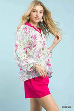 Umgee Paisley Floral Contrast Trim Blouse 399acb26-0daf-47aa-b35c-c2d97f54efce-Max-Origin