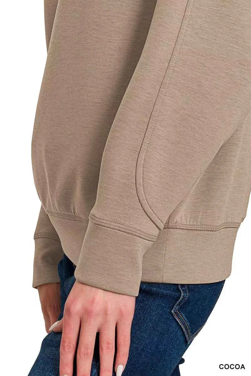 Zenana Scuba Round Neck Sweatshirt 39d83de92c364ed3b73dd3496dddee08-Max-Origin